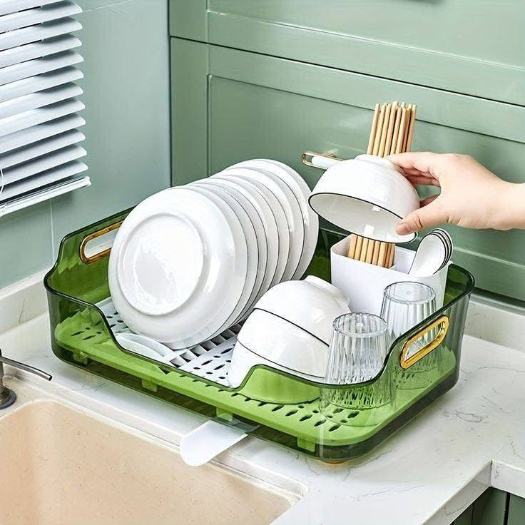 Acrylic Luxury Dish Drain Rack