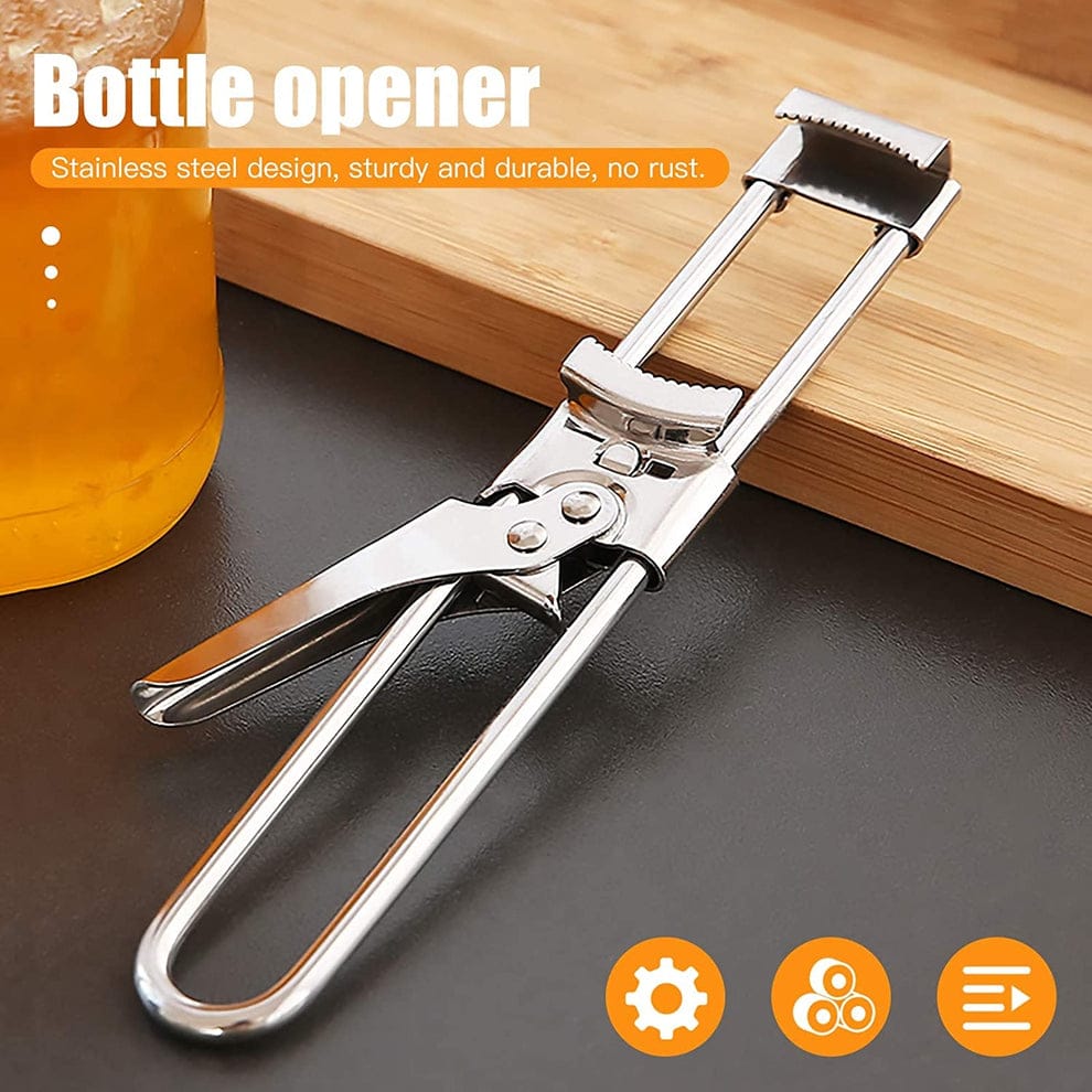 Stainless Steel Adjustable Bottle Opener