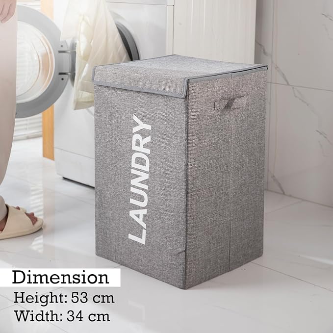 Laundry Basket with Lid (Best Quality)