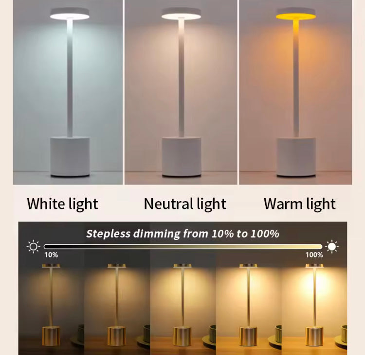 Led Light Metal Touch Lamp (3 Colours)