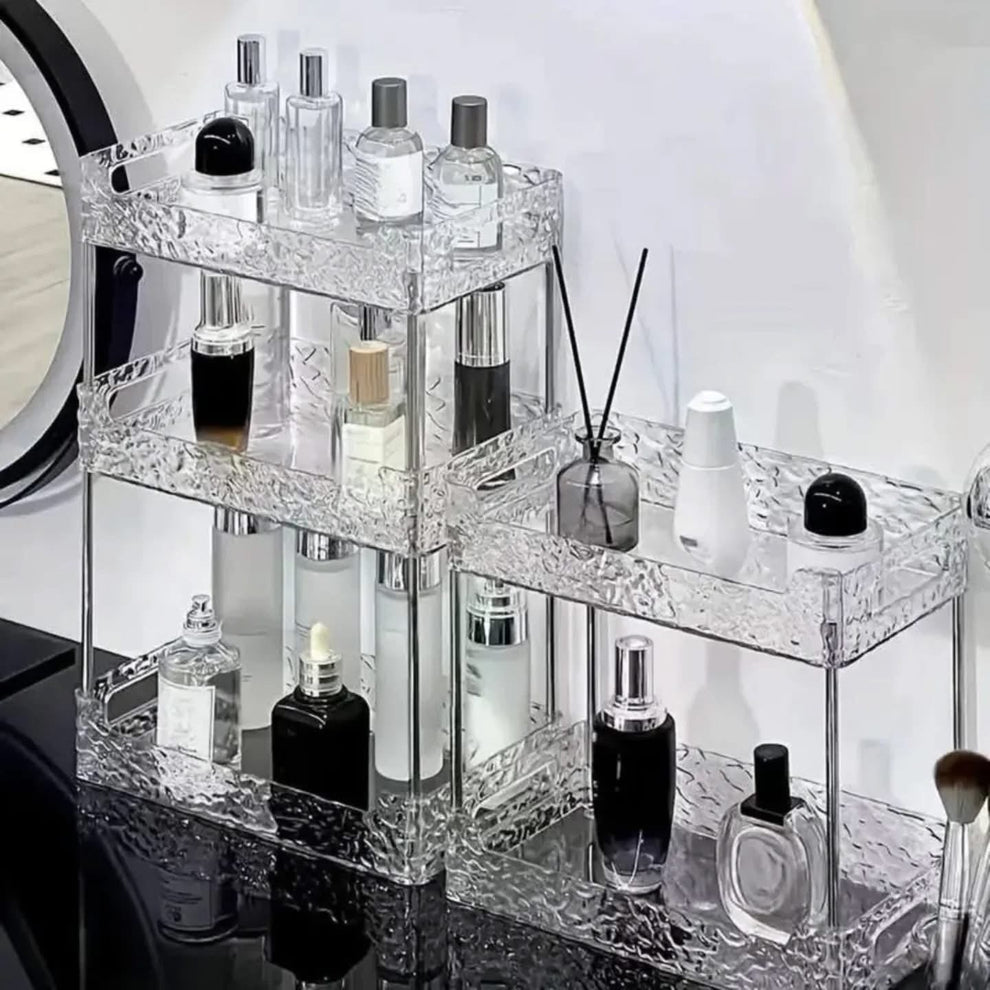 Acrylic 3 Layer Makeup Organizer