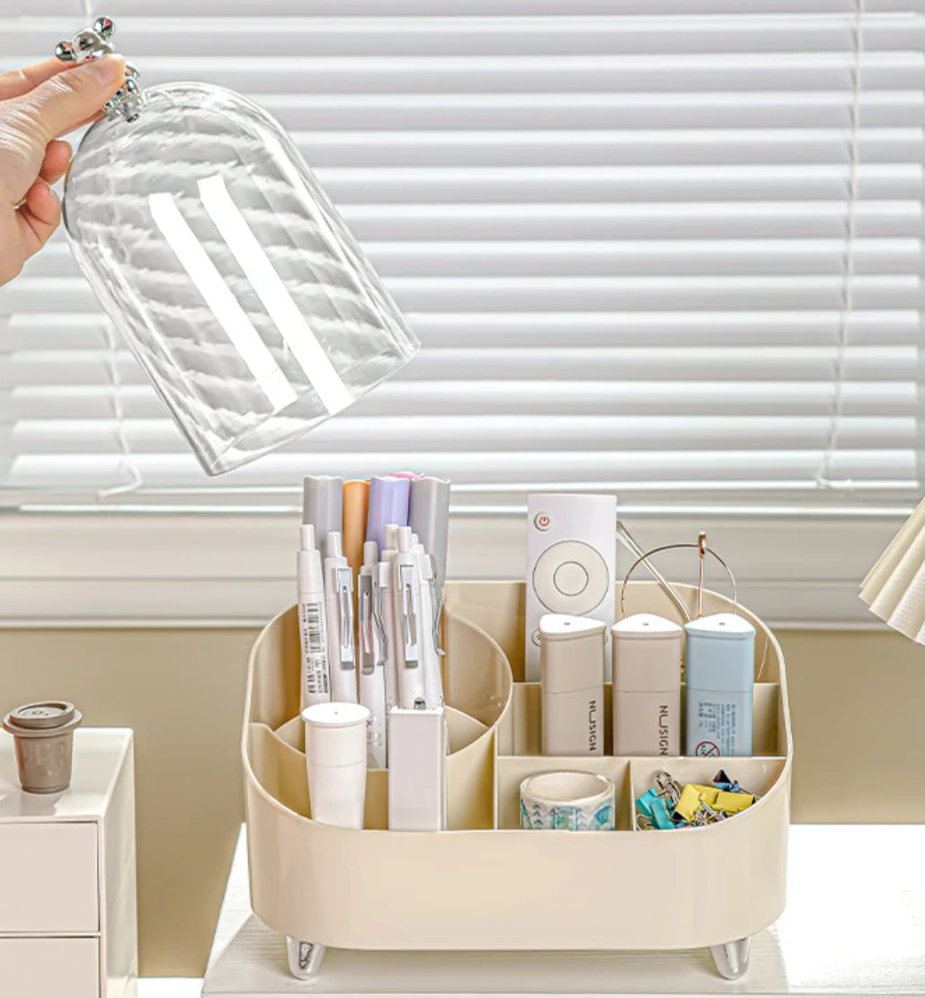 2 in 1 Brush Holder+Cosmetic Organizer