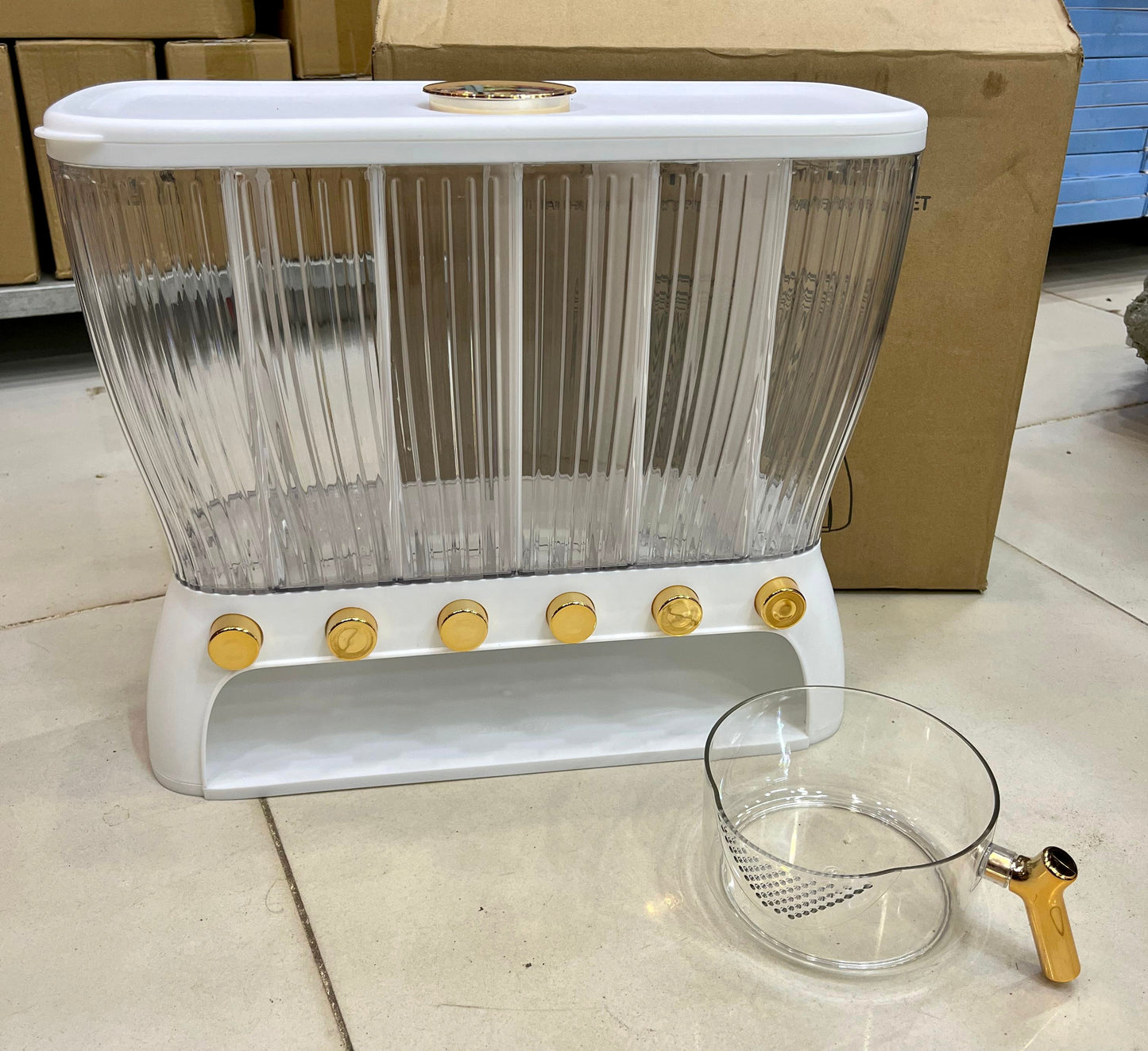 10 Kg Rice Storage Cereal Dispenser