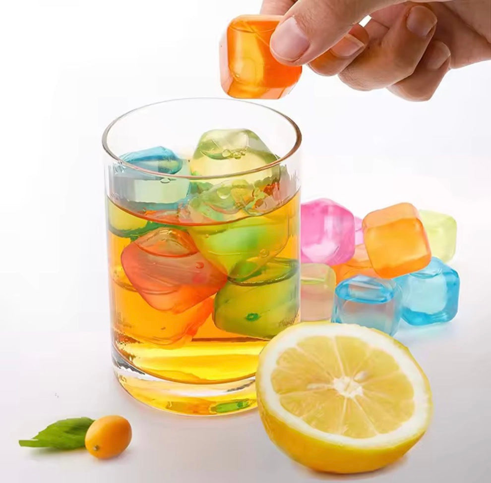 10 Pcs Reusable Ice Cubes