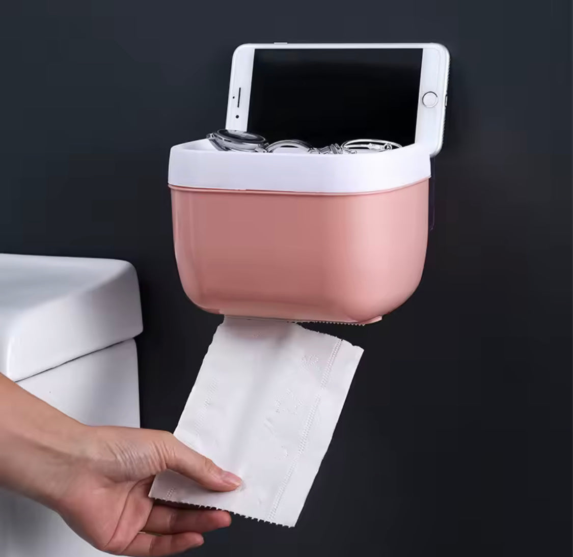 Wall-Mounted Tissue Box