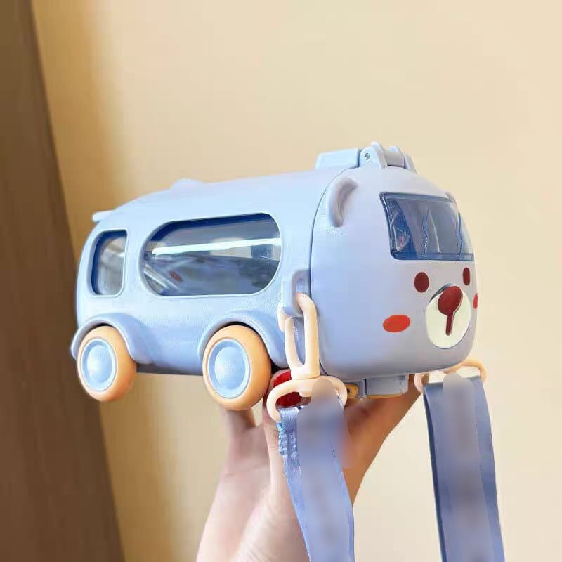 500ml Bus Water Bottle with Wheels