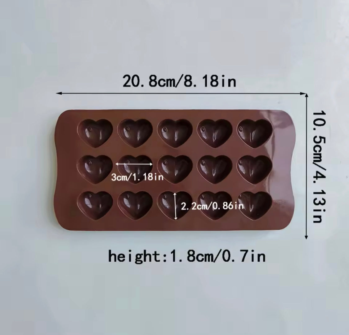 Heart Shape Chocolate Silicone Mould