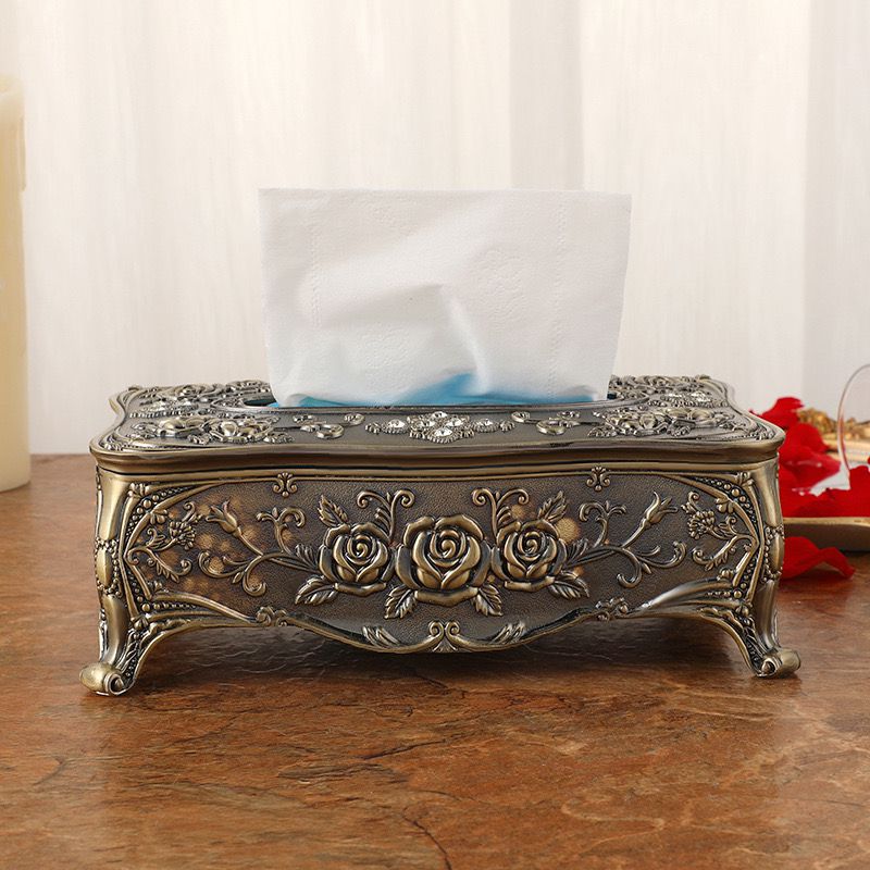 Metal Antique Tissue Box