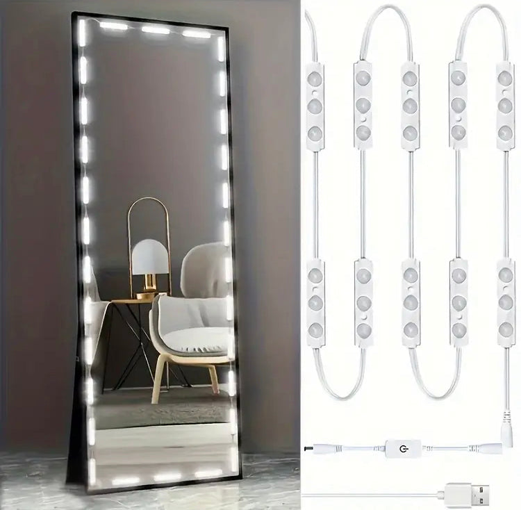 30 Led Vanity Lights with 3 Colour Modes