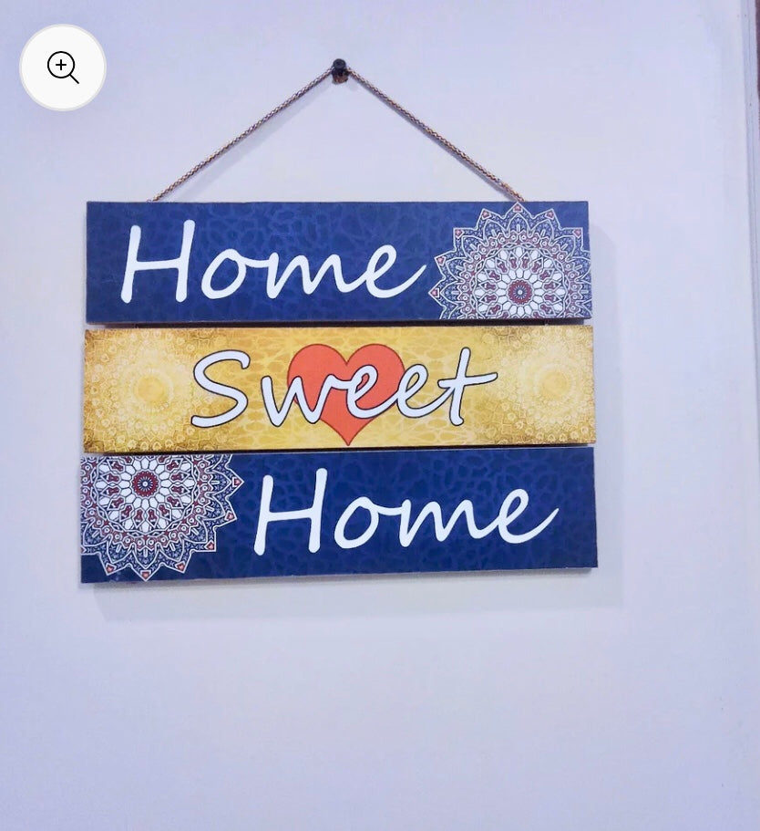 Home Sweet Home 3 Steps Wall hanging for Wall Decoration