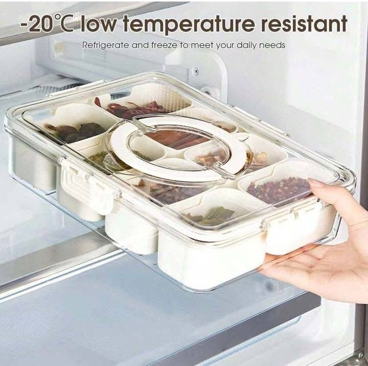 8 Grids Airtight Food Storage Box