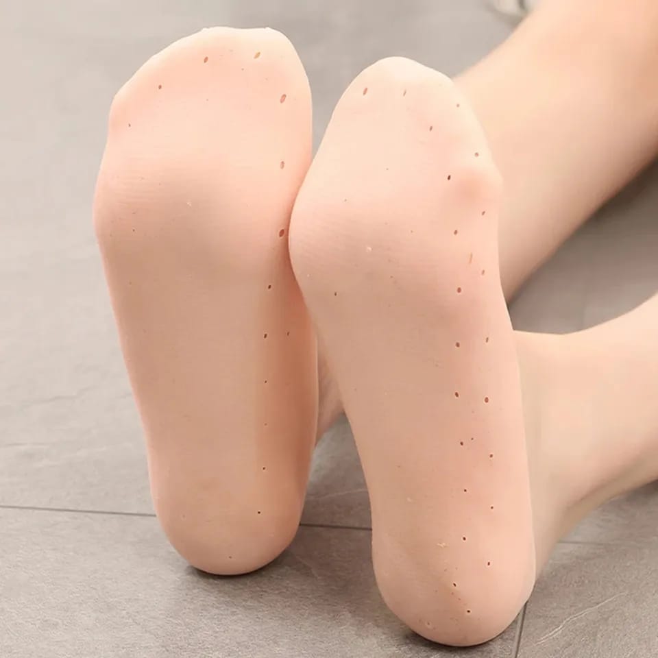 Silicone Moisturising Full Heel Socks