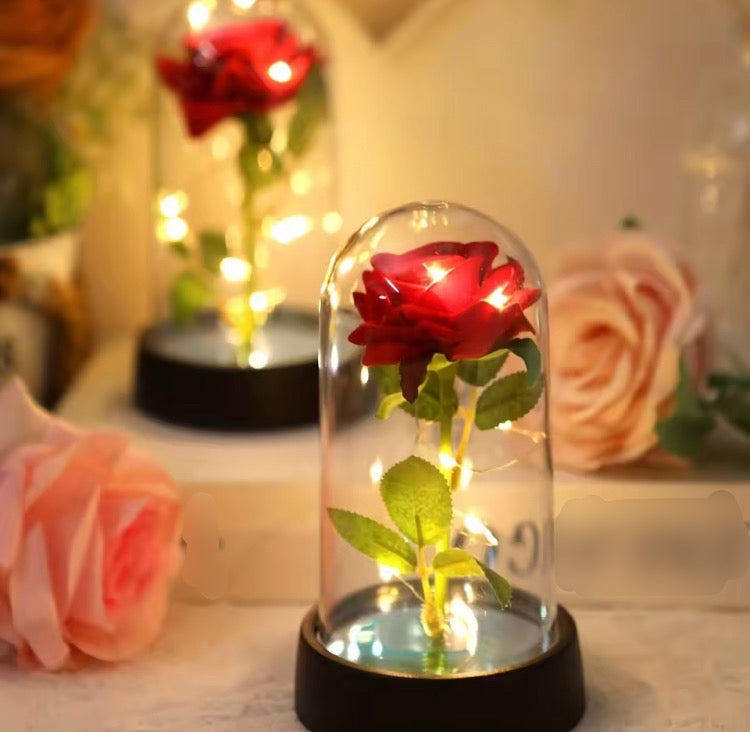 Led Light Rose Flower For Home Decor