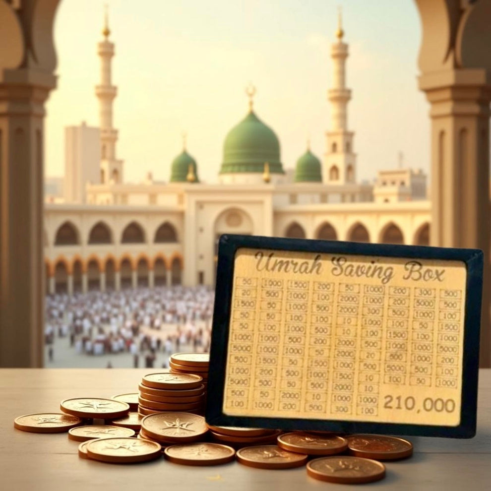 Wooden Ummrah Saving Box