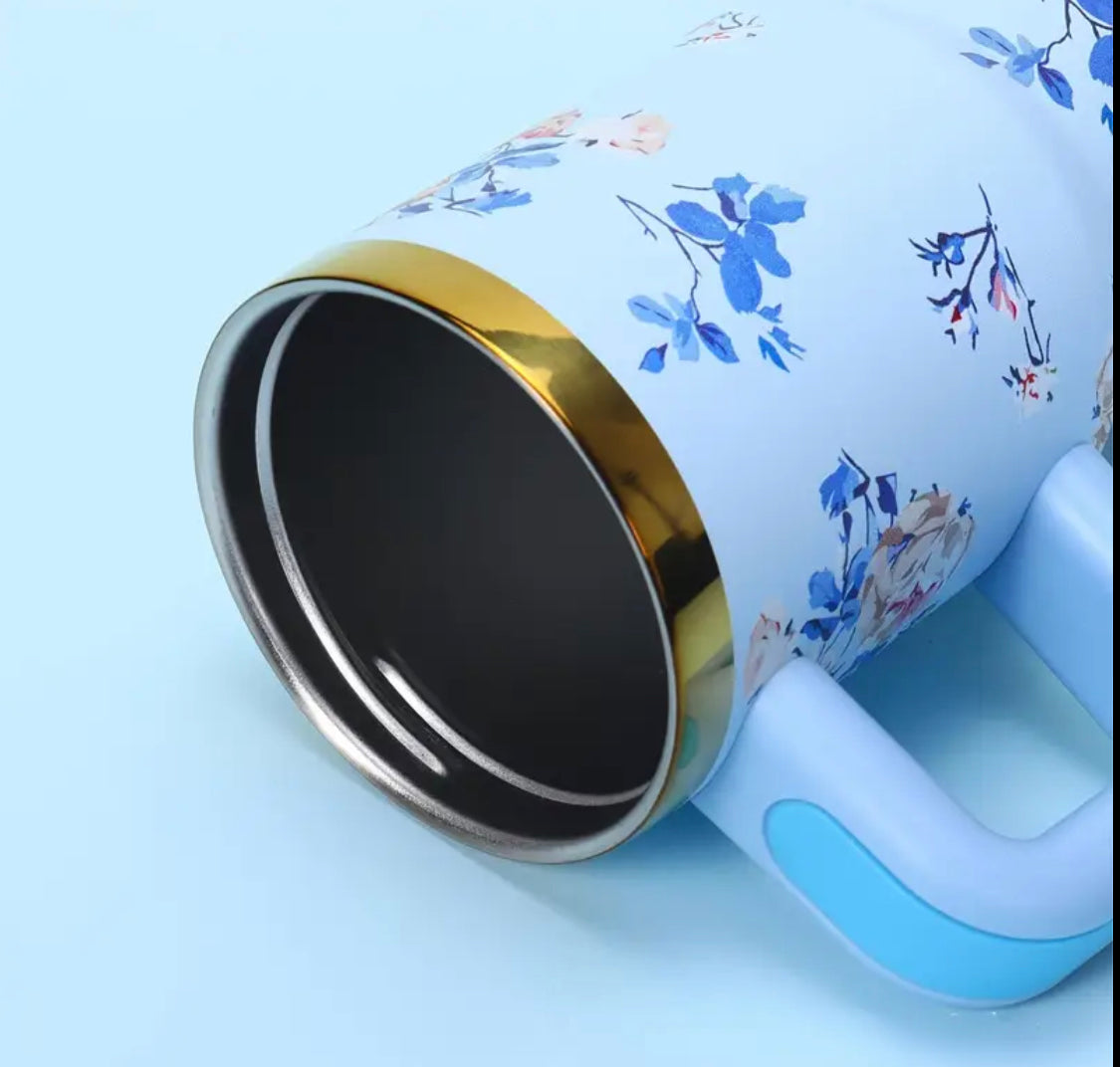 20oz Stainless Steel Tumbler with Straw