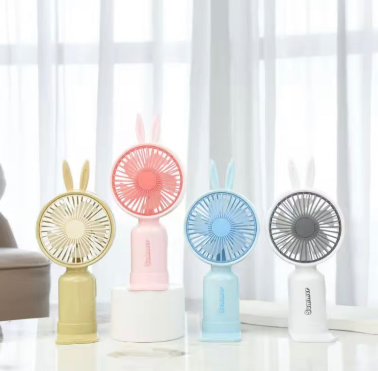 Mini Rechargeable Hand Fan with Stand