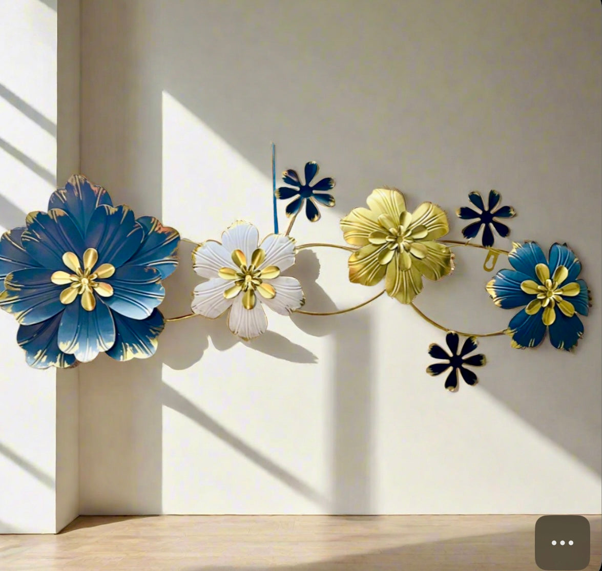 Flower Metal Motif for Home Decor