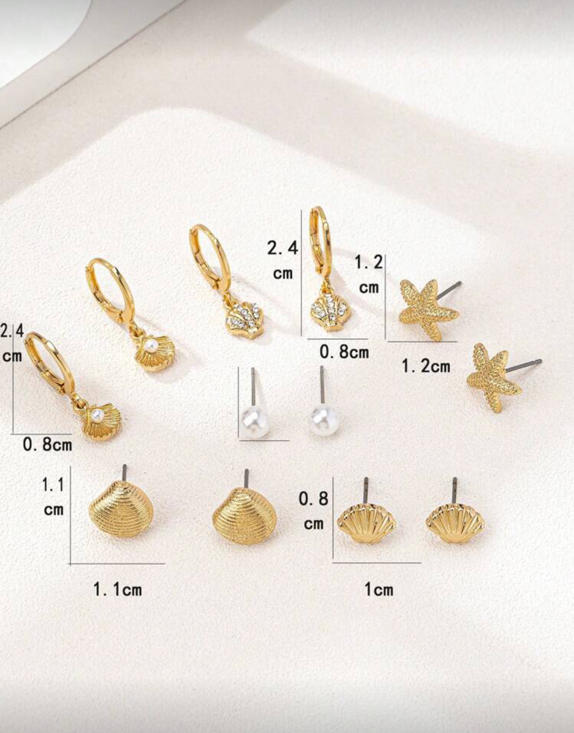 Pack of 6 Pairs Earrings Gift Set