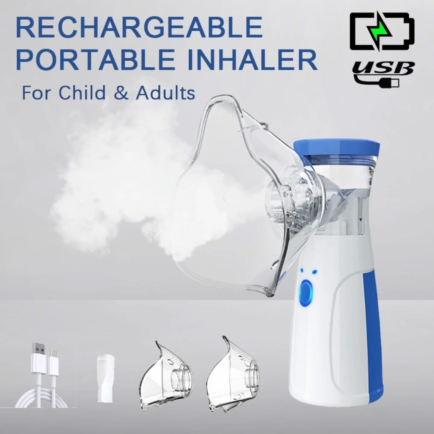 Rechargeable Nebulizer for Kids and Adults