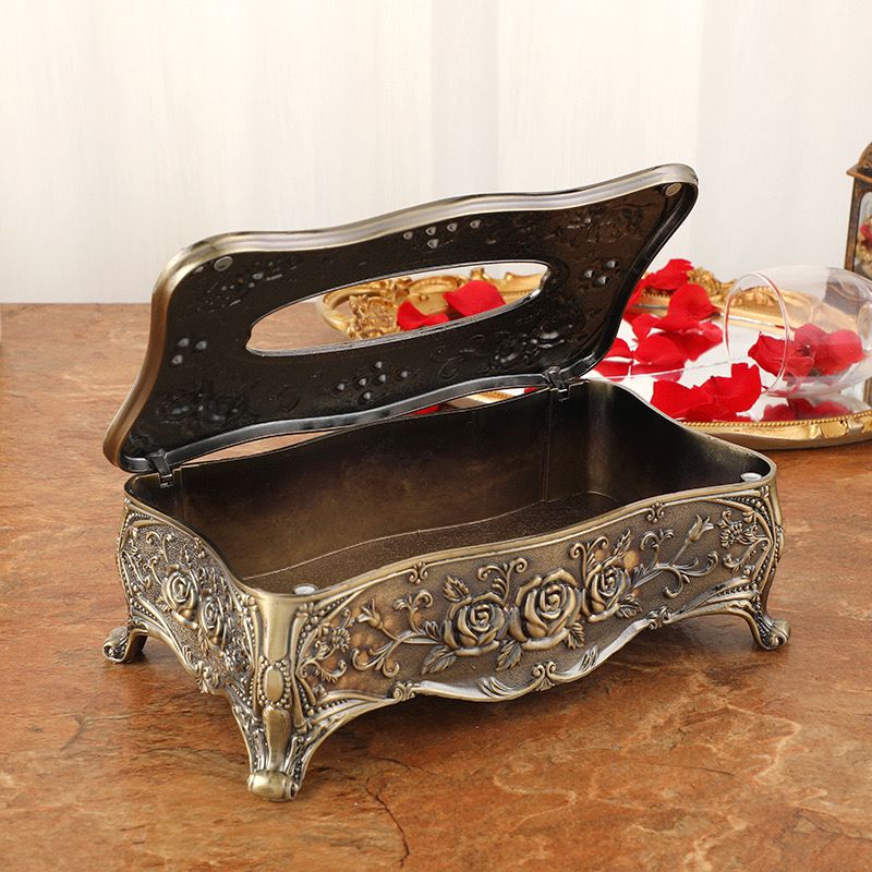 Metal Antique Tissue Box