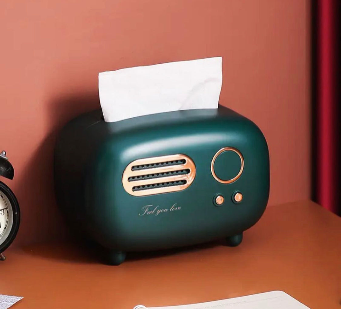 Radio Design Tissue Box