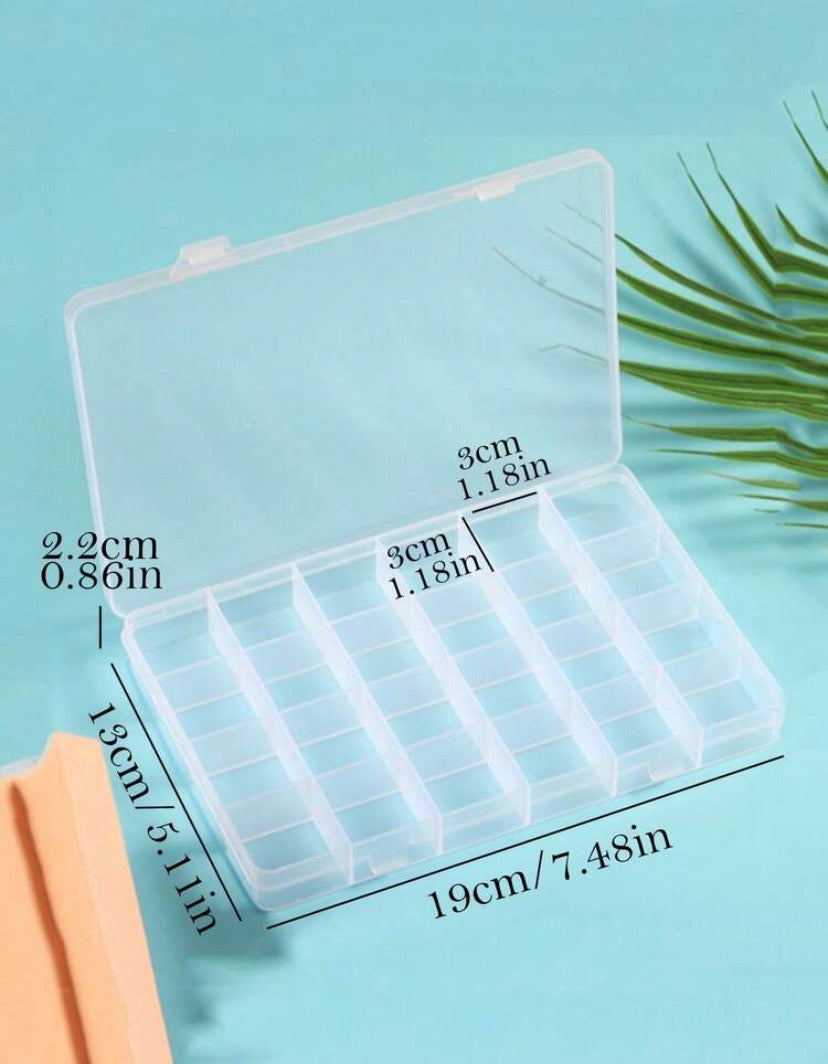 24 Compartments Jewellery Storage Box