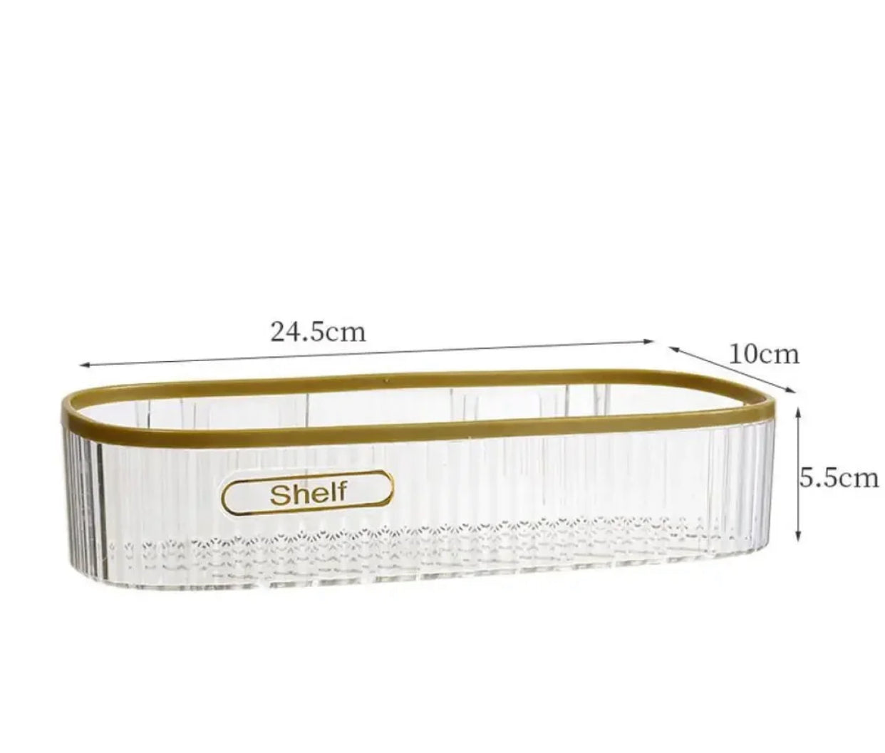 1 Pc Wall-Mounted Bathroom Storage Shelf Rack