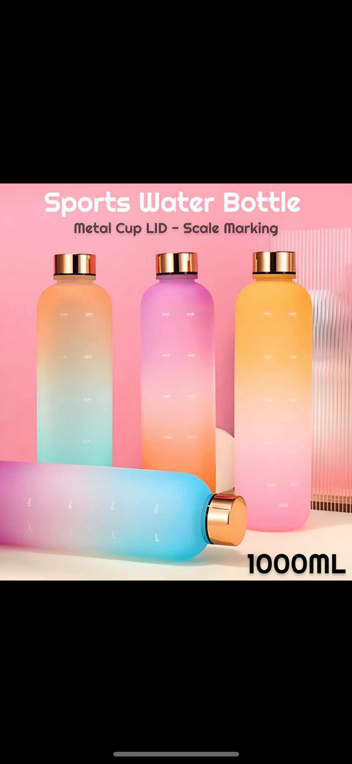 1000ml Leakerproof Water Bottle