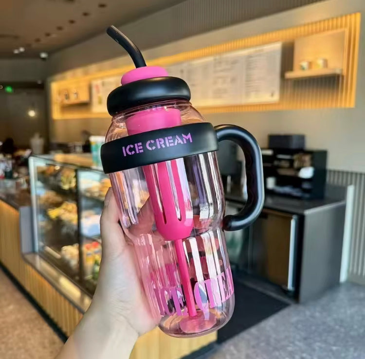1300ml Large Capacity Tumbler with Straw