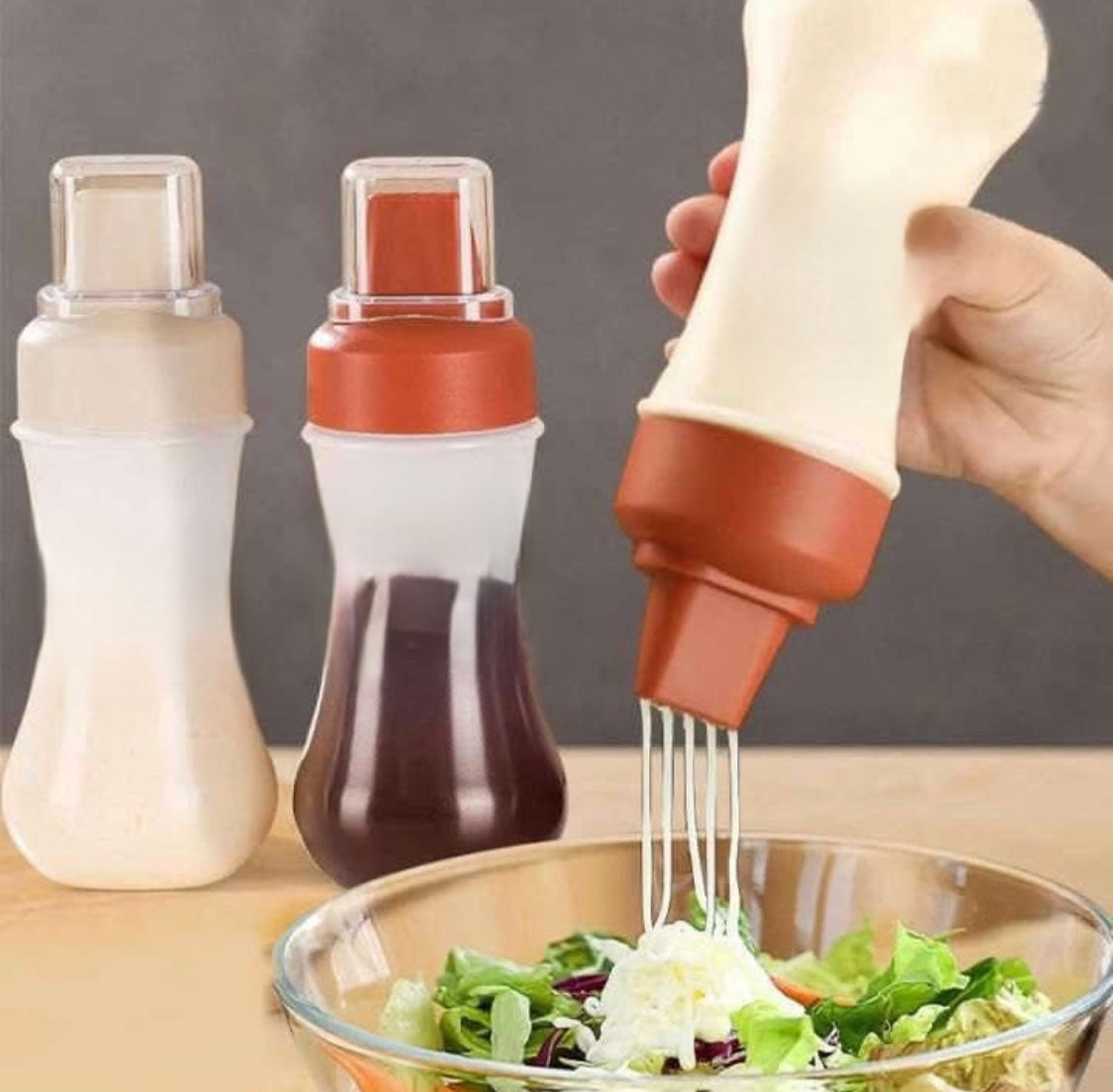 5 Holes Squeeze Sauce Bottle