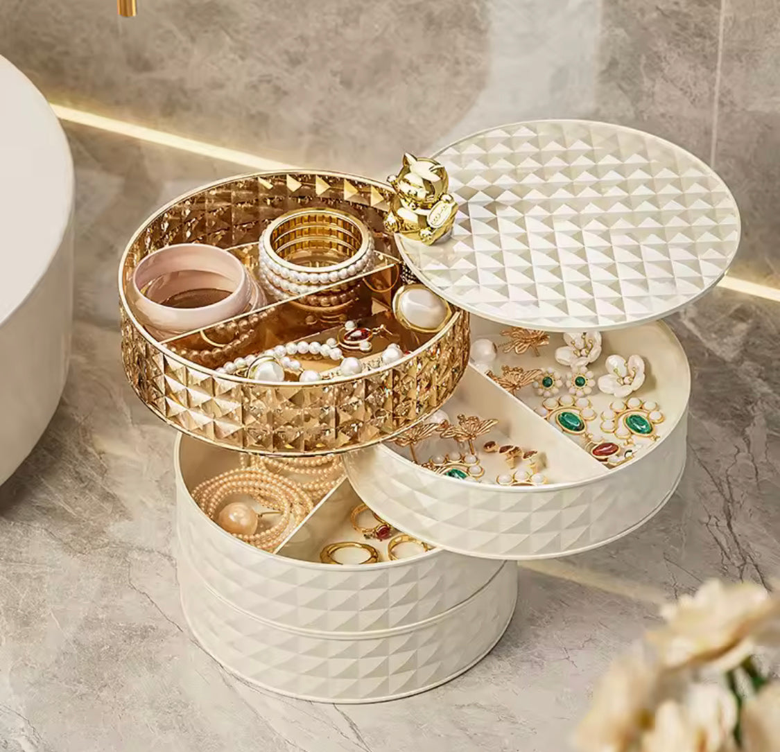 4 Layer Rotation Jewellery Box