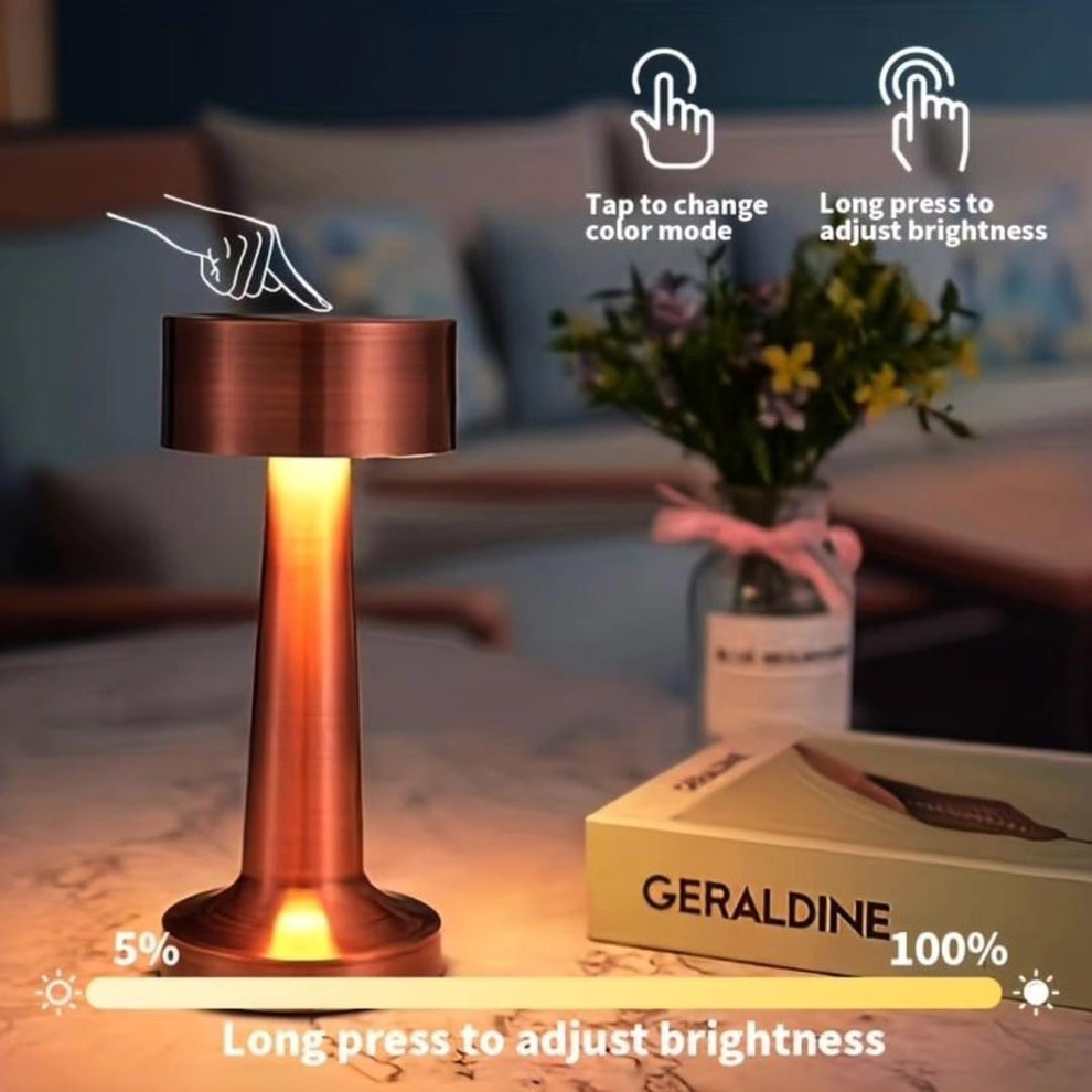 Rechargeable 3 Modes Changeable Touch Lamp