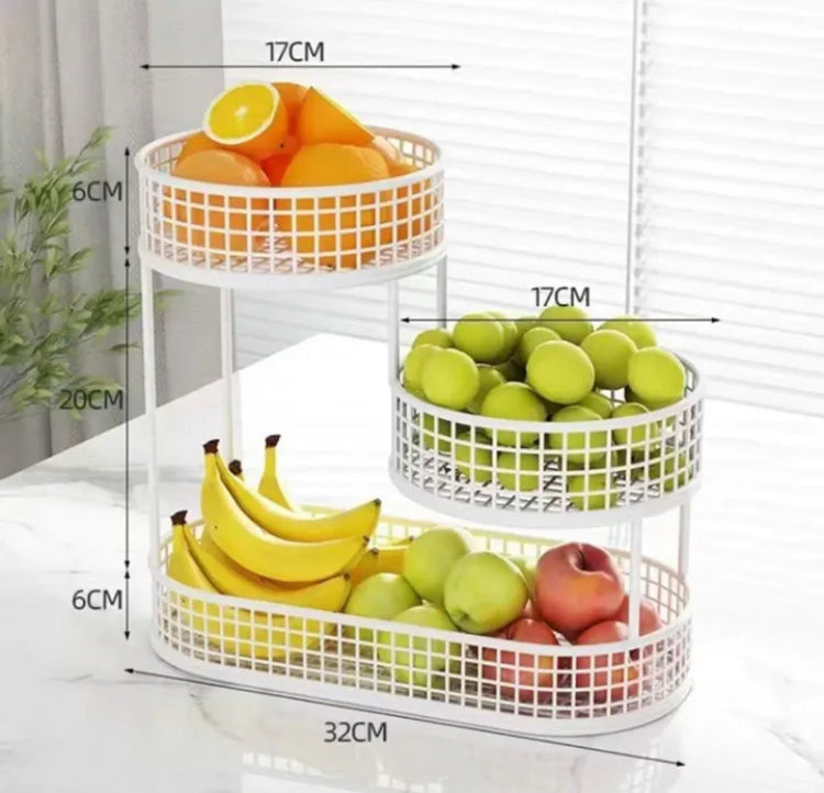 Large Capacity Iron Fruit Basket