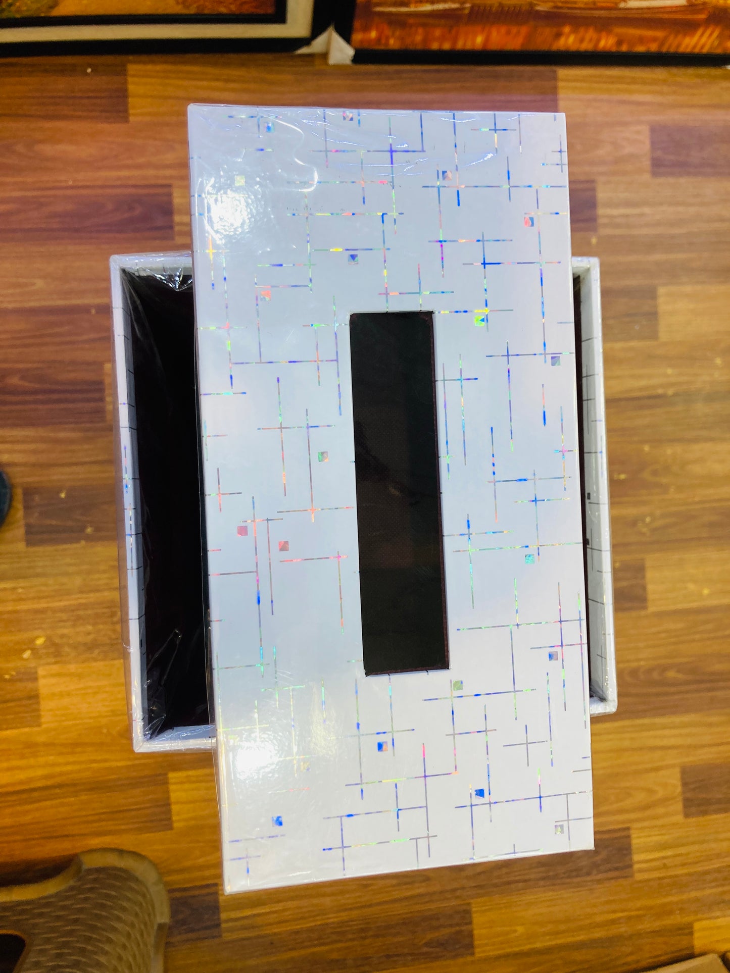 New Design Dustbin And Tissue Box Set
