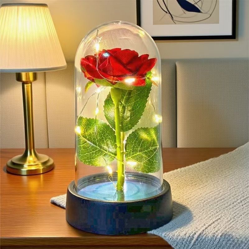 Led Light Rose Flower For Home Decor