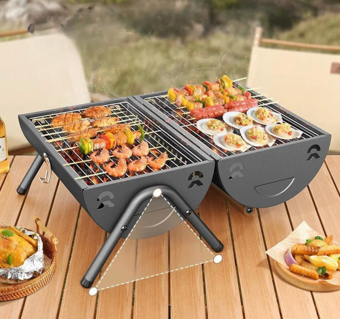 Multifunctional Foldable Barbecue Grill