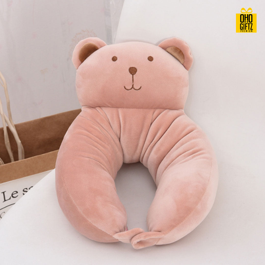 Teddy Bear U-Shaped Neck Pillow Best for Travelling