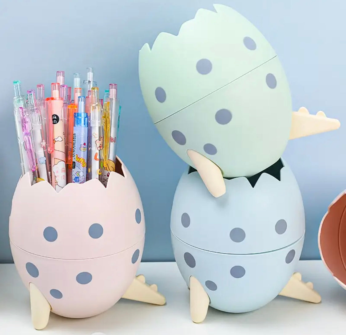 Cute Egg Shape Pen Holder Brush Organizers