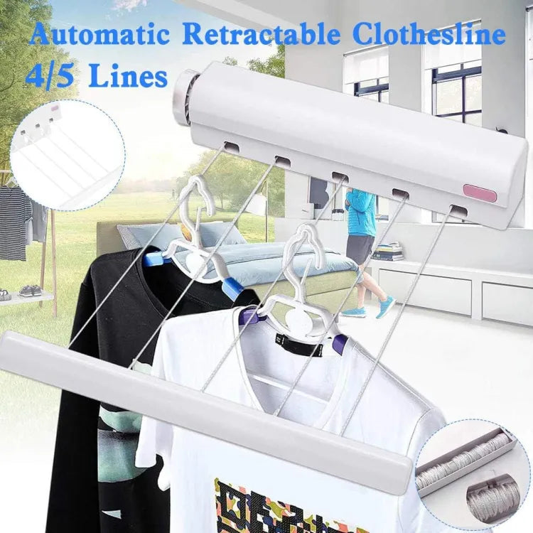 Wall-Mounted 3.2meter Automatic Clothesline