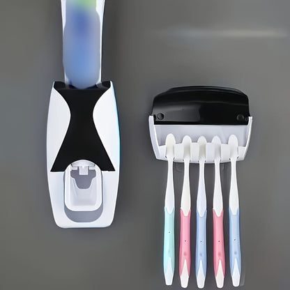 Automatic Toothpaste and Brush Holder