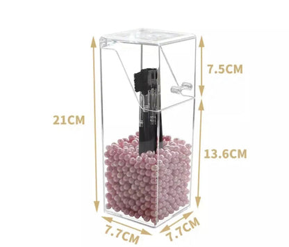 Acrylic Pearls Brushes Holder