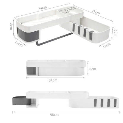 Wall Mounted Bathroom Shelf