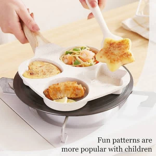 Non-Stick Heart and Star Shape Frying Pan