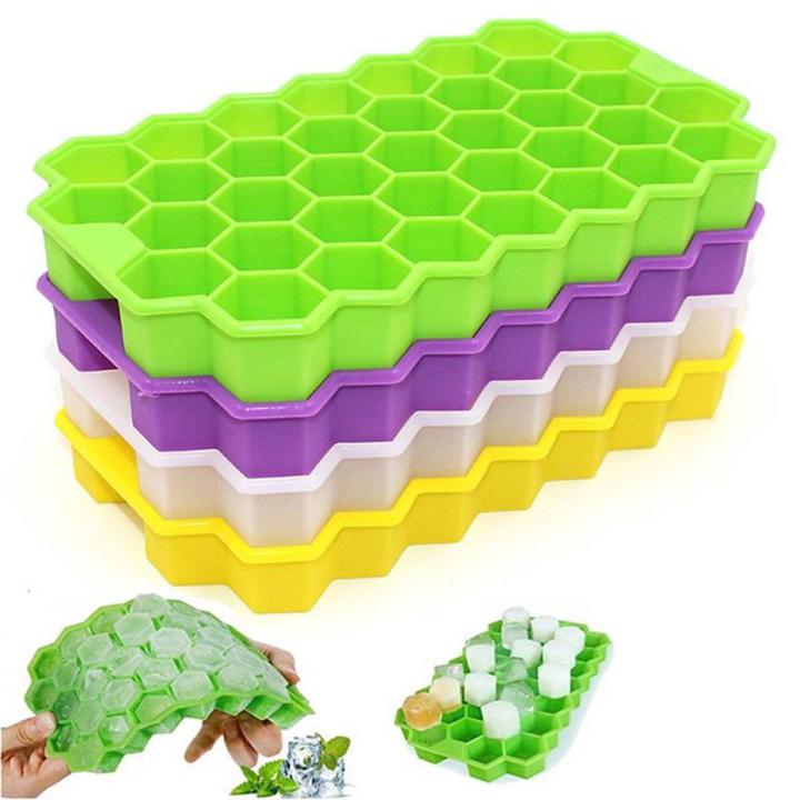 Silicone Ice Cube Tray with Lid