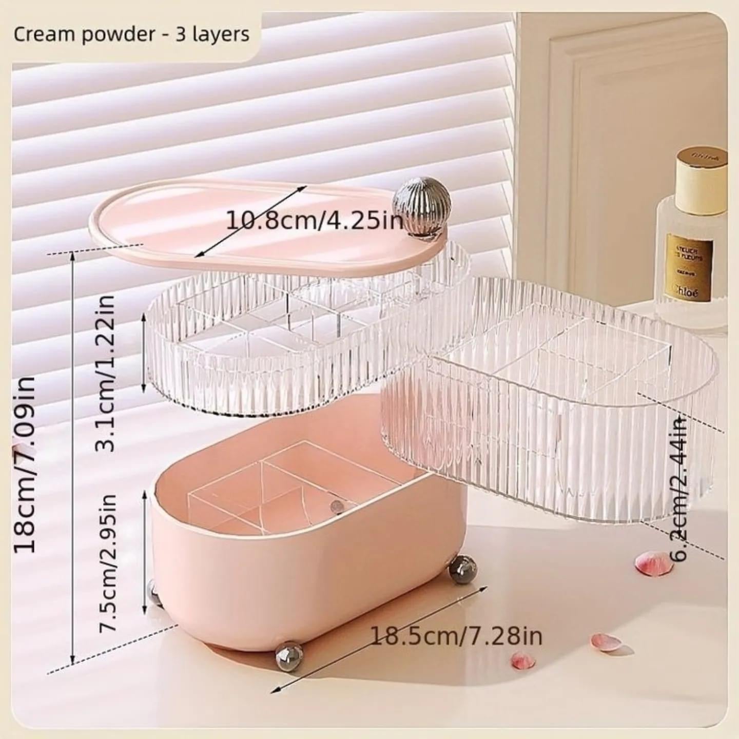 360 Rotation Jewellery Storage Organizer