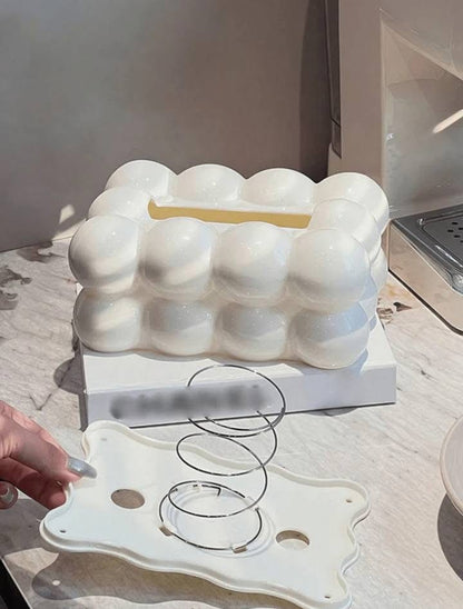 Bow Design Bubble Tissue Box
