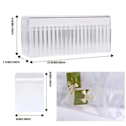 Acrylic Organizer with 20pcs Ziplock bags