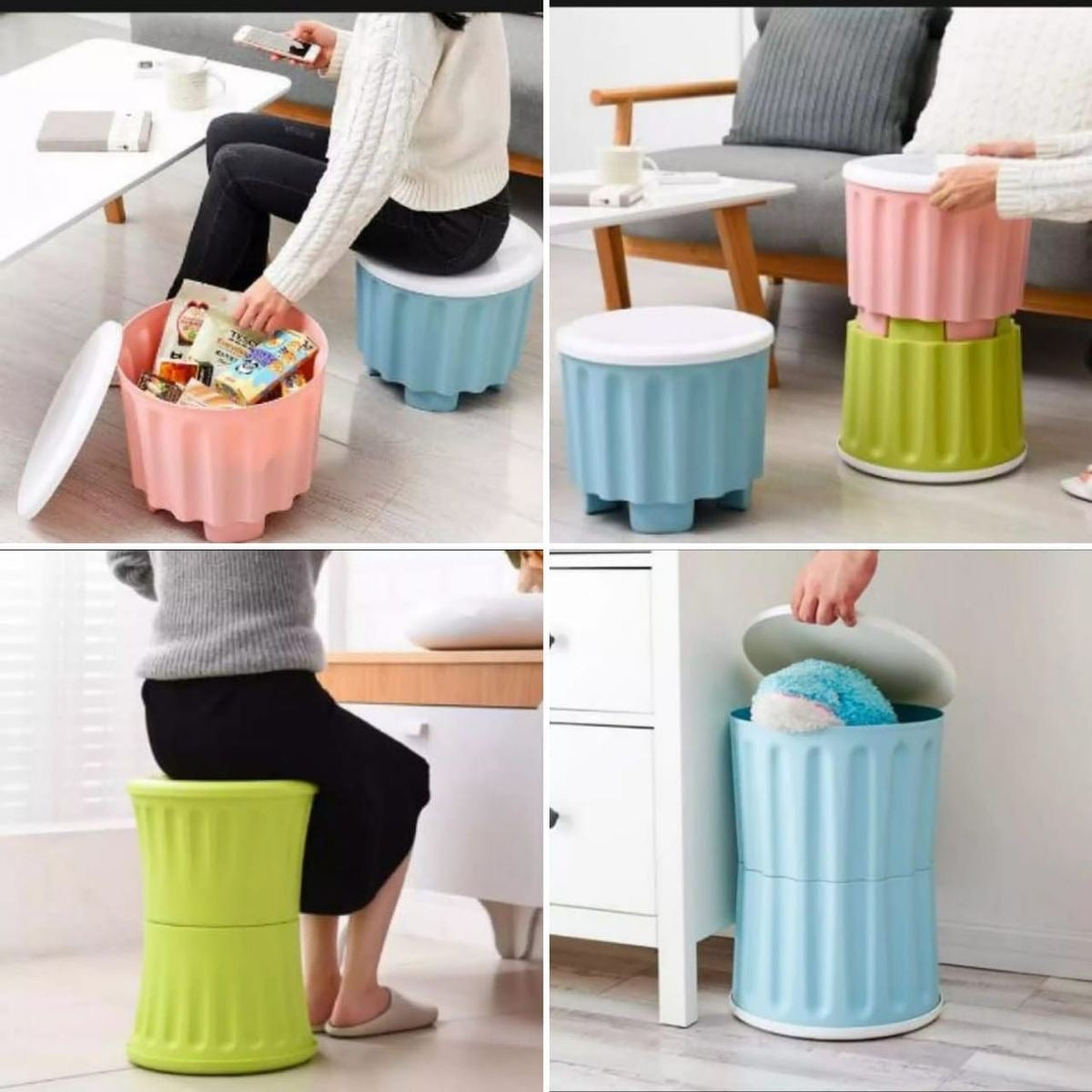 Multipurpose Storage Kids Stool