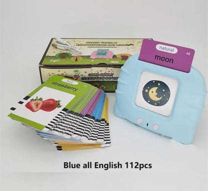 112 Pcs Rechargeable Educational Speaking Card Toy (with 224 Words)