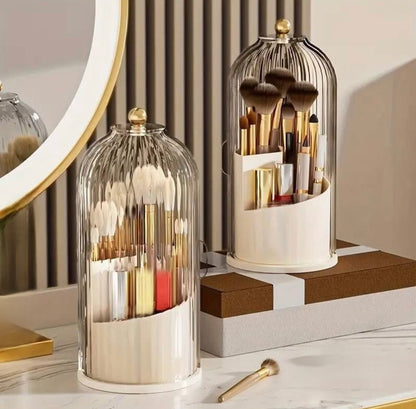 Dustproof Rotating Brush Holder Organizer